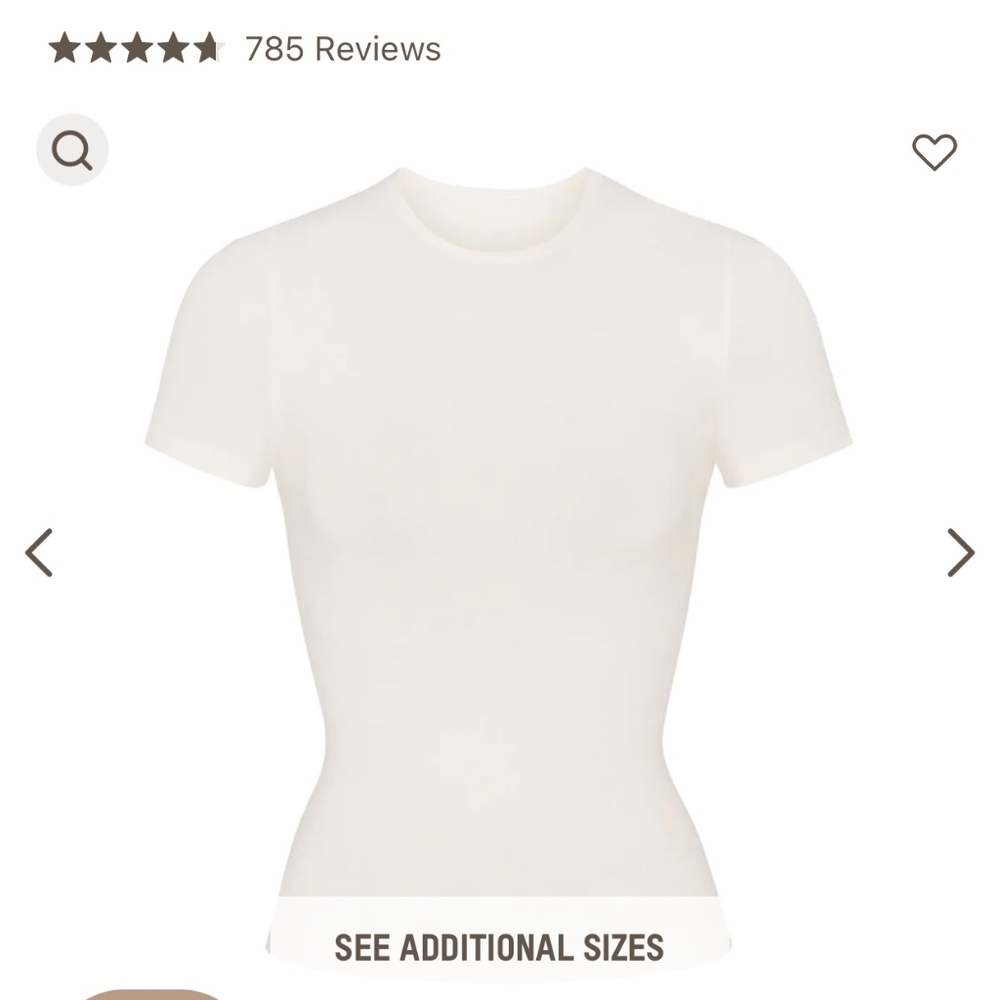 Skims Soft Smoothing T-Shirt